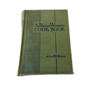 1938 The Americans Womens Cookbook corners have wear